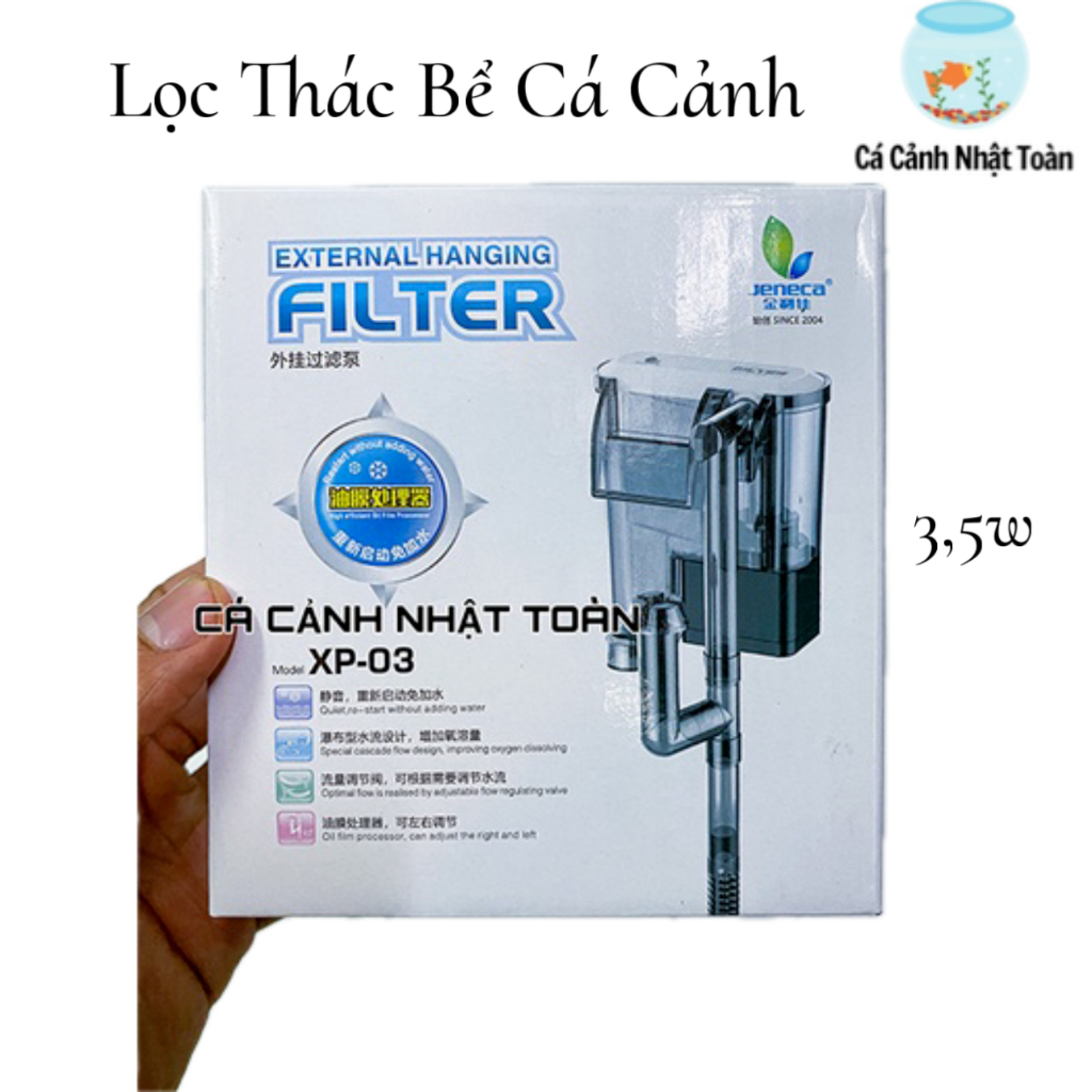 LỌC THÁC CHO BỂ CÁ CẢNH JENECA XP03