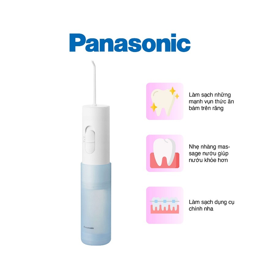 Máy Tăm Nước Vệ Sinh Răng Miệng Panasonic EW-DJ11-A451 - Bảo Hành Chính Hãng 12 Tháng