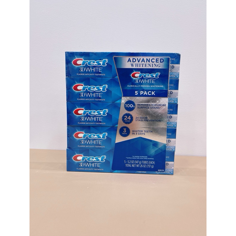Kem Đánh Răng Crest 3D White Advanced – Mỹ
