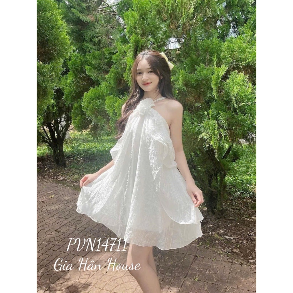 SALE Đầm babydoll nơ mộng mơ