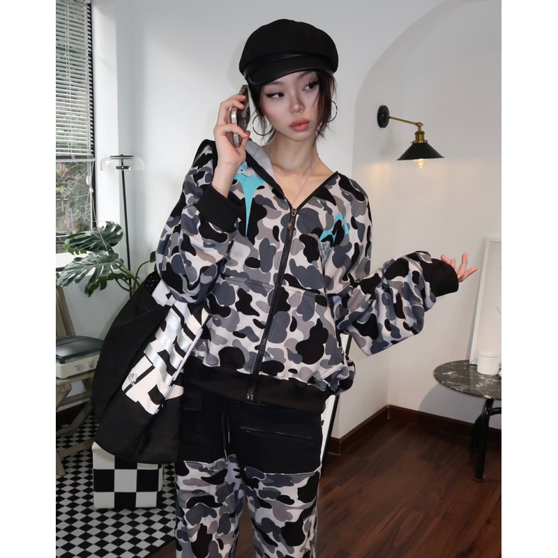 Áo khoác TF CAMO HOODZIP