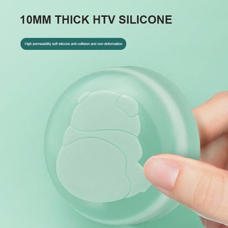 🏵️🏵️ Tay nắm cửa silicone chống va chạm miếng đệm cửa tủ lạnh miếng dán tường trong suốt miếng đệm