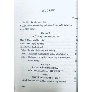 Sách - Luật Bảo Vệ Môi Trường (Hiện Hành) (Sửa Đổi, Bổ Sung Năm 2022, 2023)