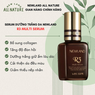 Tinh chất collagen chống lão hoá dưỡng ẩm trắng da Newland R3 Multi Serum Hàn Quốc giảm nếp nhăn sạm nám, săn chắc da