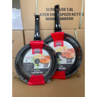 CHẢO BẾP GA, CHẢO CHỐNG DÍNH SIÊU BỀN ĐÁ SUNHOUSE, KHÔNG DÙNG CHO BẾP TỪ