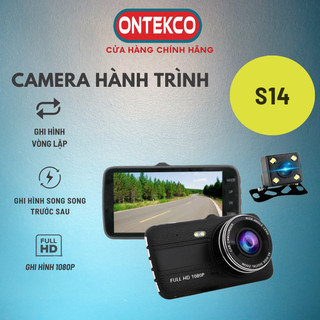 Camera ONTEKCO S14 black 1080P chuẩn 4 inh, mẫu mới Tiếng Việt/ Thẻ 32Gb