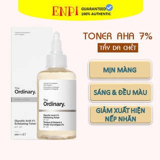 [MẪU MỚI] Toner tẩy da chết làm sạch The Ordinary Glycolic Acid 7% Exfoliating Toner