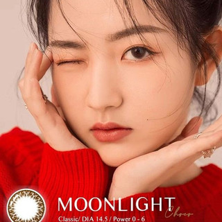 Lens giãn tròng nâu choco tự nhiên Moonlight hiệu Angel Eyes đường kính 14.5mm