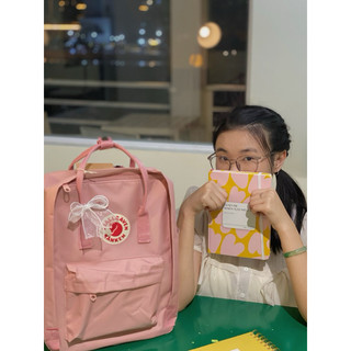 Có Hoả Tốc | Balo Kanken Classic Hồng Đi Học Cho Nữ | Chống Nước  |Tặng Nơ