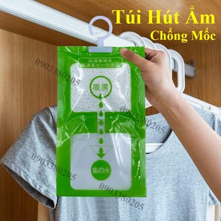 Bịch Hút Ẩm Quần Áo Chống Mốc Có Móc Treo Gói Túi Chống Ẩm Tủ Hoặc Phòng Kín Siêu Hút Ẩm Cực Tốt