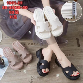 Dép quai ngang chữ H bản mới 2024, dép sandal chữ H cao su mềm êm