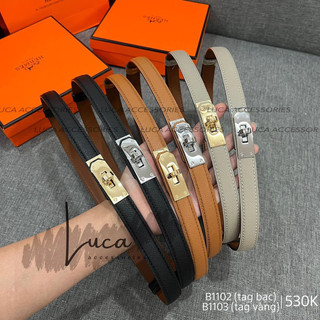 Thắt lưng nữ bản nhỏ- đai váy các hãng phối đồ xinh