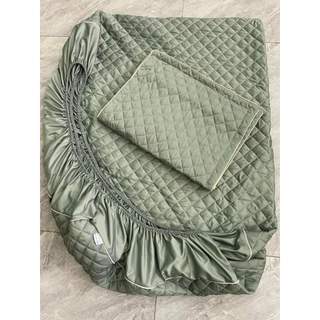 Bộ 3 món ga gối phi lụa cao cấp