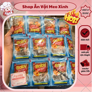 Bịch 60 gói ô mai đào baby tuổi thơ, ô mai đào baby , ô mai xí muội, ô mai tuổi thơ