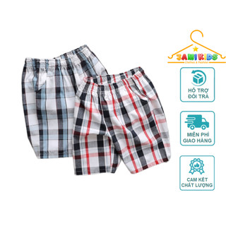 Quần Thô caro bé trai JAMIKIDS size đại mềm siêu rẻ 23-58kg