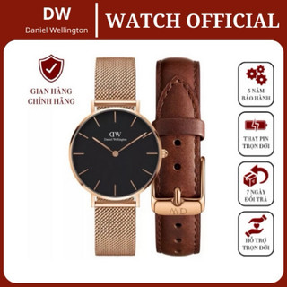 Đồng Hồ Nữ  Classic Petite Melrose Black + Dây Da Mawes Bristol Chính Hãng - DANIELWATCHVN.