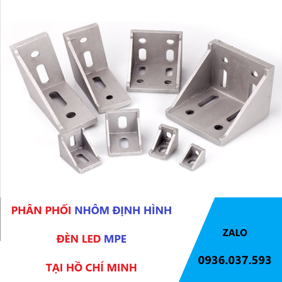 Ke góc vuông nhôm định hình 80x80, 40x80, 60x60, 30x60, 45x45 nhôm băng tải
