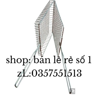 Vỉ Nướng thịt Inox siêu dày loại đẹp, nướng Gà, nướng Vịt, nướng Cá loại dày