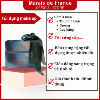 Túi đựng đồ make up Set túi Lamer Và gương