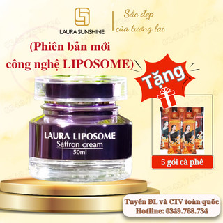 Kem dưỡng nhụy hoa nghệ tây Nhật Kim Anh –  Liposome Saffron Cream Laura Sunshine