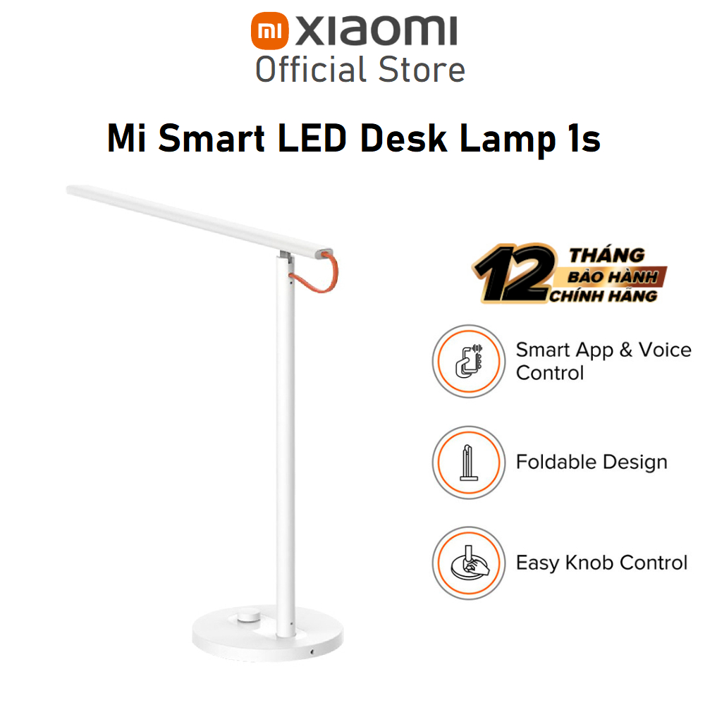 Đèn bàn Xiaomi Led Desk Lamp 1S Nhiệt độ màu 2600K-5000K, Công suất 9W, Thông minh kết nối App, Quang thông 520lm