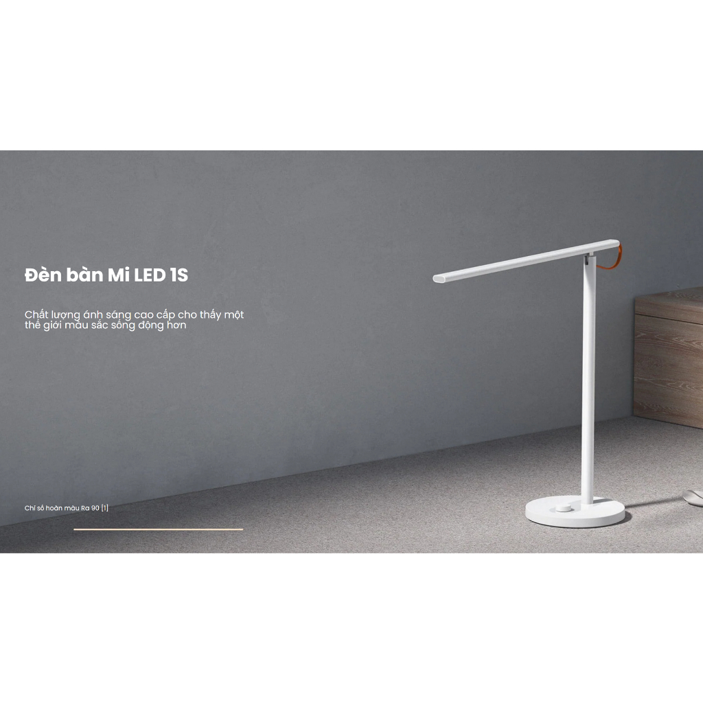 Đèn bàn Xiaomi Led Desk Lamp 1S Nhiệt độ màu 2600K-5000K, Công suất 9W, Thông minh kết nối App, Quang thông 520lm