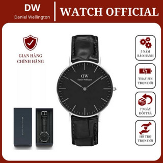 Đồng hồ nam nữ classic reading silver black 36mm & 40mm dw chính hãng - danielwatchvn.