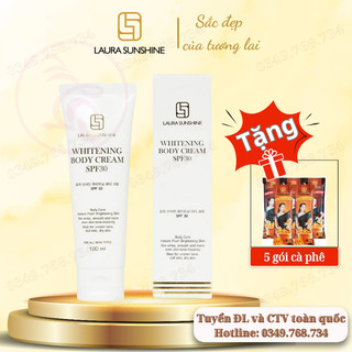 Kem body trắng da Nhật Kim Anh - Laura Sunshine Whitening Body Cream SPF 30