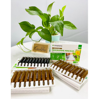 Detox giảm cân Programme Minceur Arkopharma Arkofluide 1 2 3 - Pháp 30 ống - Liệu trình 3 bước an toàn