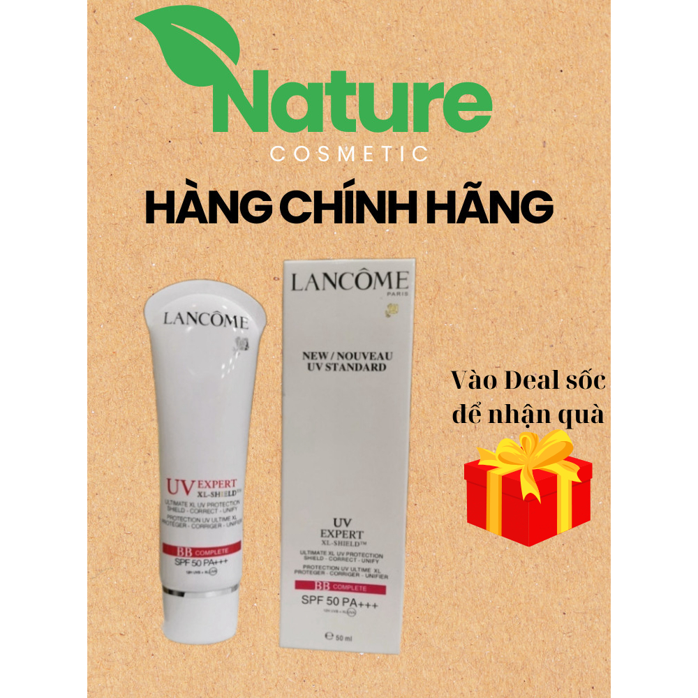 Kem Nền Chống Nắng Lancome UV EXPERT BB COMPLETE SPF50 PA+++ - POG Giữ ẩm, làm mềm, mịn da 50ml