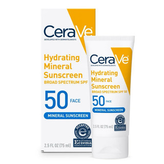 [ USA] Kem chống nắng dành cho da mặt Crv Hydrating Sunscreen SPF 50