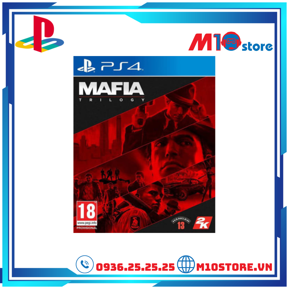 [Mã 99ELHA giảm 7% đơn 300K] Đĩa Game Mafia Trilogy PS4