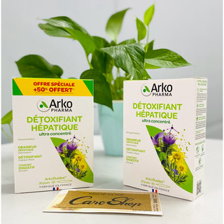 Detox Thải độc gan Arkopharma DETOXIFIANT HEPATIQUE 20 30 ống của Pháp