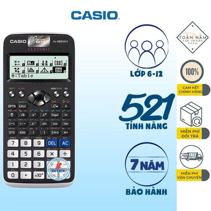 Máy tính Casio 580VN X