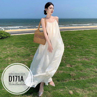 BIGSIZE Đầm maxi hoa D171A