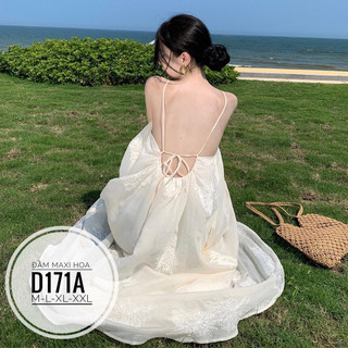 BIGSIZE Đầm maxi hoa D171A