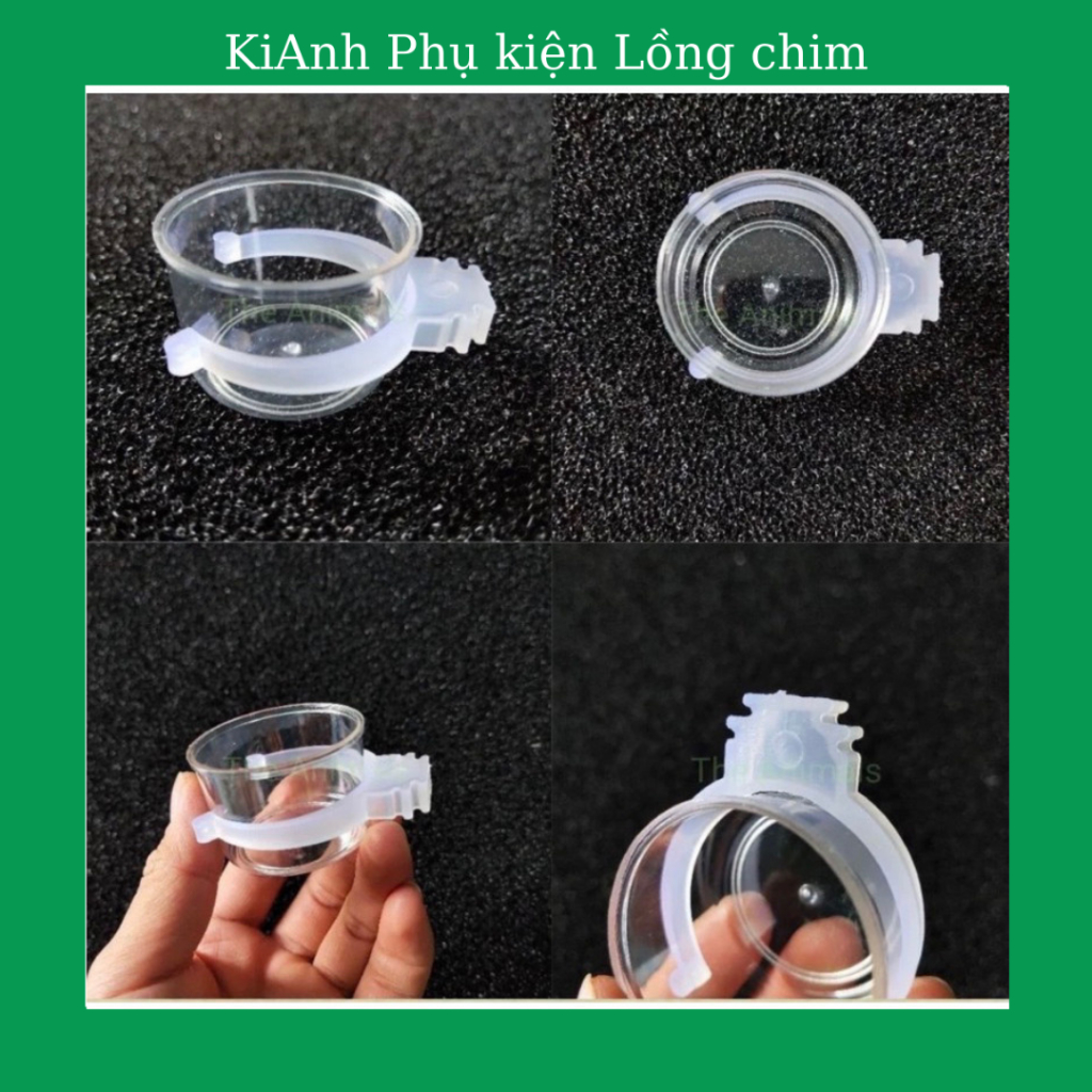 Cóng nhựa cho mọi loại chim và lồng tai trắng H129