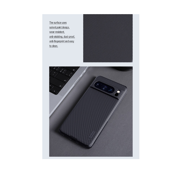 Ốp lưng Nillkin sần viền nhựa dẻo cho Google Pixel 8 /Google Pixel 8 Pro