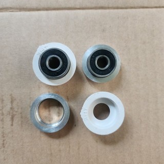 Vòng bi 608 rbi, sơ mi nhôm, sơ mi nhựa lắp vòng bi 608 chế quạt b3, b4, b5 chạy bi 608