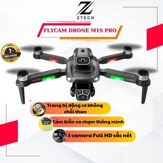 Flycam M1S Pro cảm biến chống va chạm 4 chiều 540 độ động cơ không chổi than bay 20 Phút