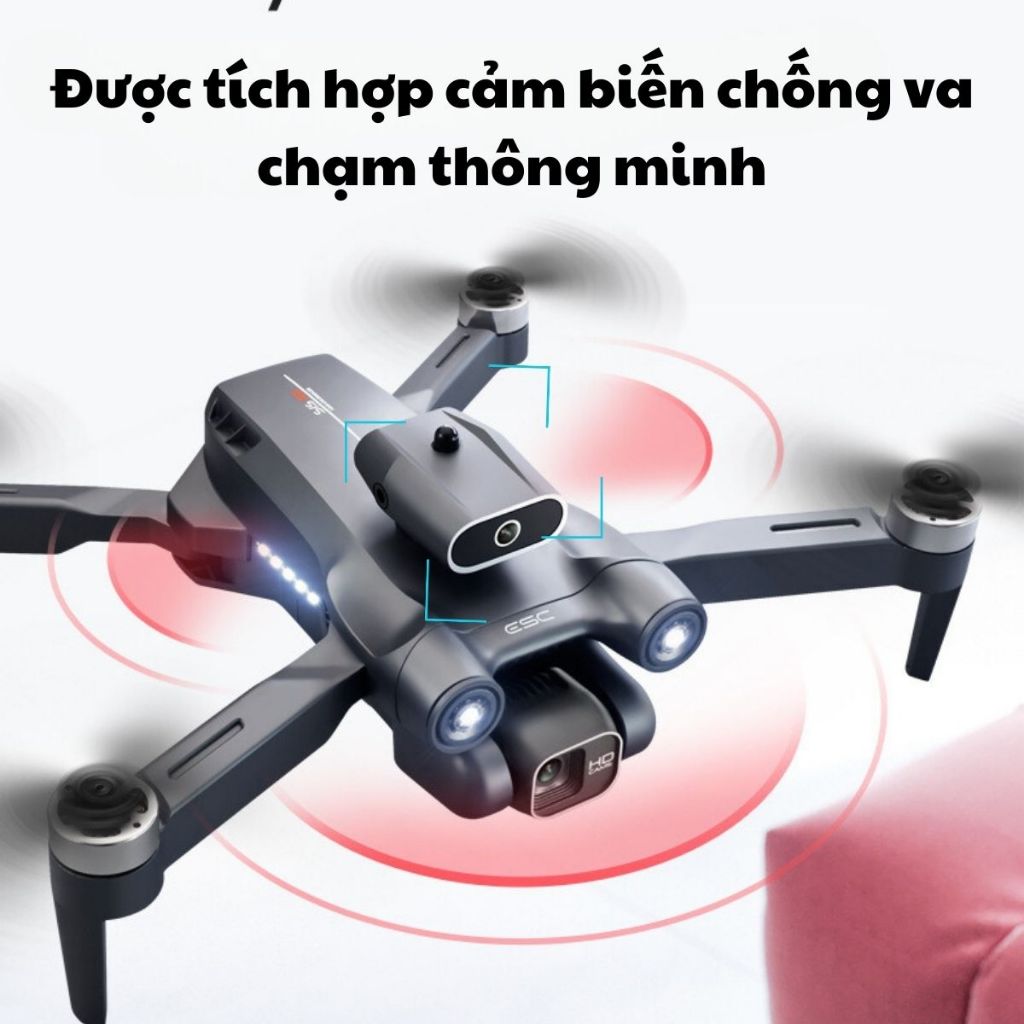 Máy bay điều khiển, Flycam Drone S1S Pro Max cảm biến chống va chạm 4 chiều Pin 2000mAh,Play Cam động cơ không chổi than | BigBuy360 - bigbuy360.vn