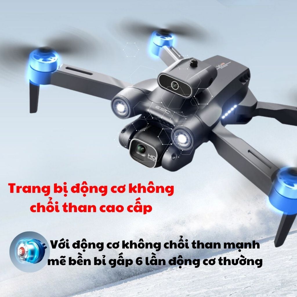 Máy bay điều khiển, Flycam Drone S1S Pro Max cảm biến chống va chạm 4 chiều Pin 2000mAh,Play Cam động cơ không chổi than | BigBuy360 - bigbuy360.vn