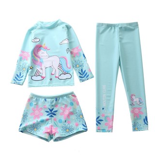 Set/Bộ bơi 3 món cho bé gái