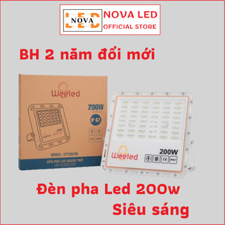 Đèn pha led 50w 100w 200w chống nước IP67 cao cấp chính hãng WEELED bảo hành 2 năm đổi mới.