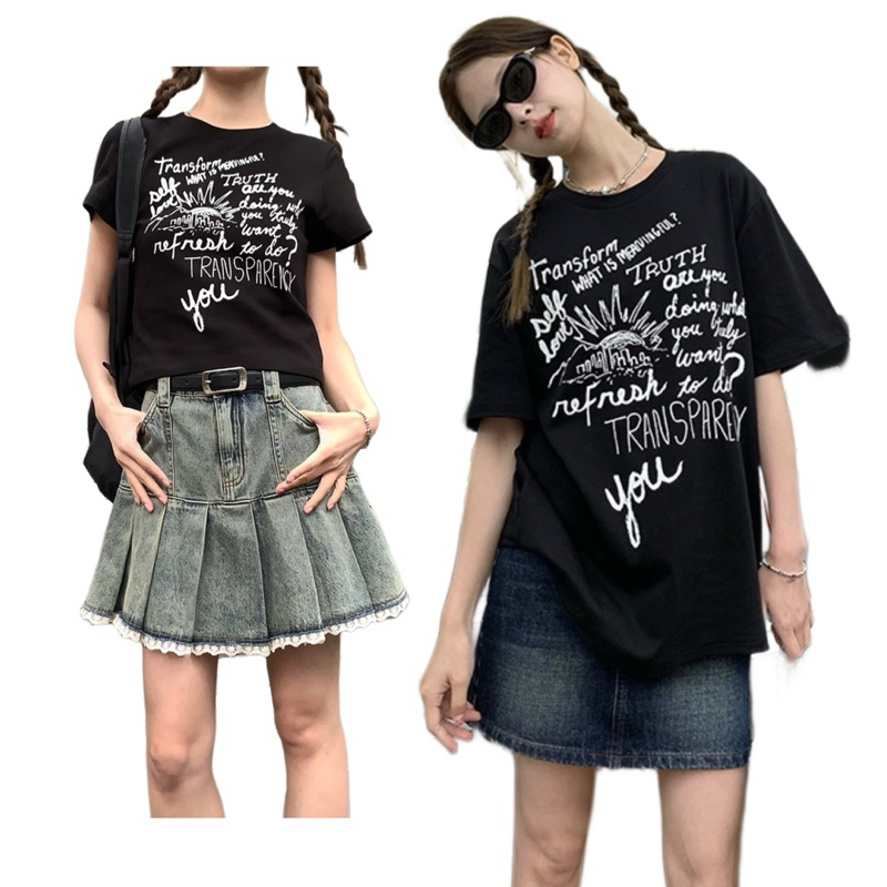 Áo thun chất cotton 2 chiều in chữ Transform