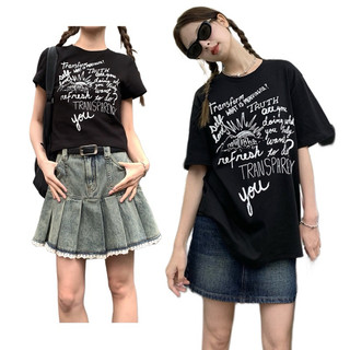 Áo thun chất cotton 2 chiều in chữ Transform