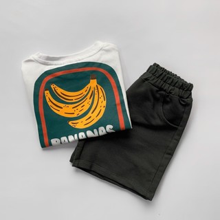 Samsoo bộ cộc tay banana cho bé