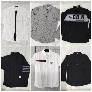Áo sơ mi nam hottrend nhiều mẫu - 3 sọc kẻ nhiều mẫu boy phố đa dạng