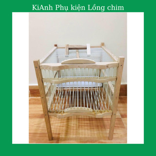 Khung lồng tắm tự giáp 20 nan. tắm chim mào,mi,choè, khướu… ( các loại chim to
