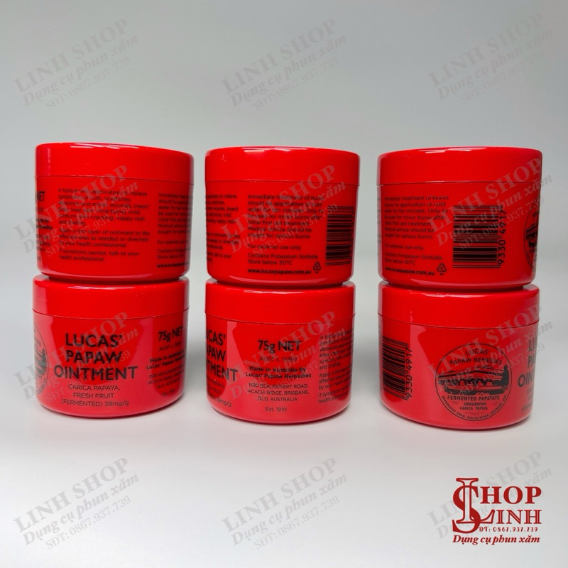 Kem Đa Năng Lucas Papaw Ointment Úc 25gram / 75gram dưỡng môi hiệu quả Linh Shop...